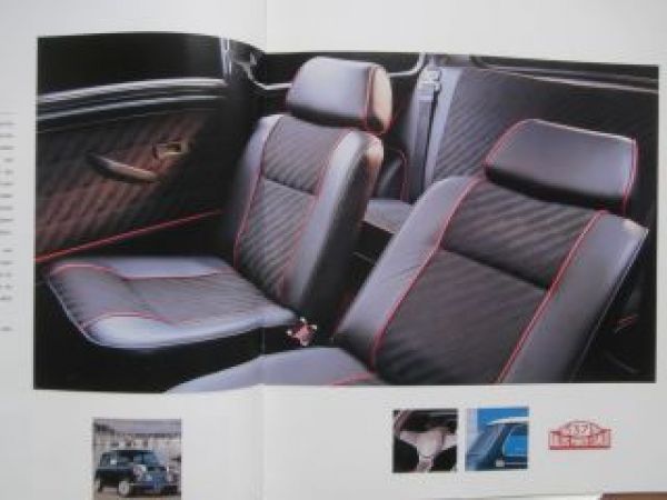 Rover Mini Cooper Mayfair Special Prospekt Januar 1992