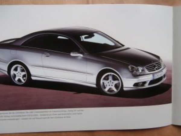 Mercedes Benz CLK55 AMG W208 Prospekt Februar 2002 NEU