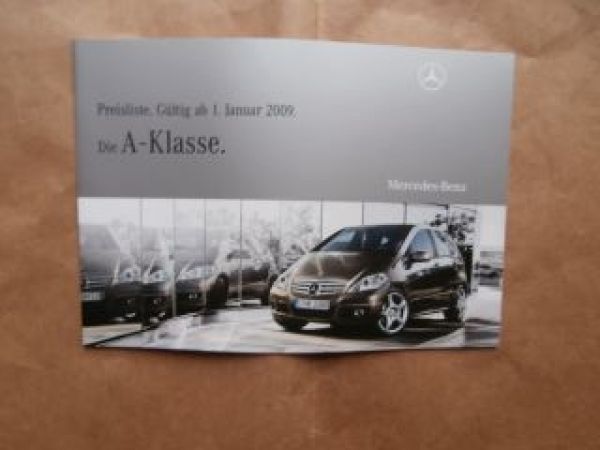 Mercedes Benz A-Klasse W169 1.Januar 2009