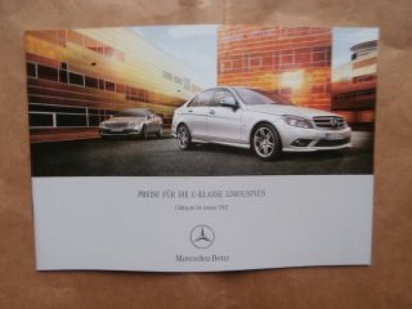 Mercedes Benz C-Klasse BR204 Dezember 2006 NEU