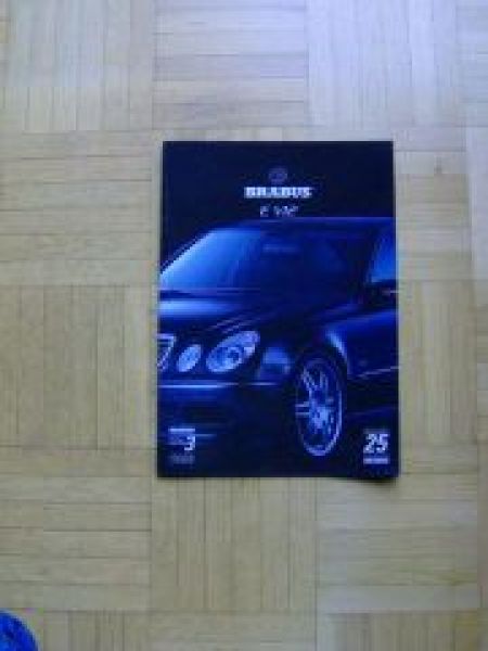 Brabus Mercedes Benz E V12 W211 Tuning Prospekt NEU