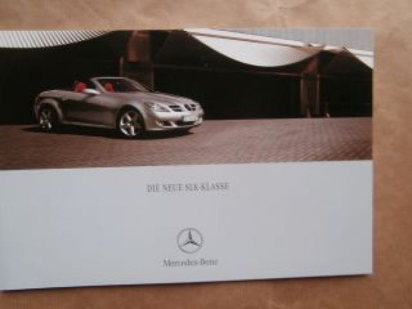 Mercedes Benz SLK-Klasse R171 Juli 2004 Prospekt