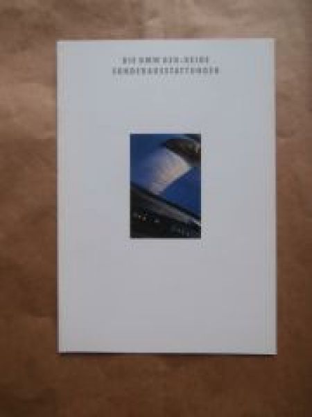 BMW 8er Reihe E31 Sonderausstattungen September 1993