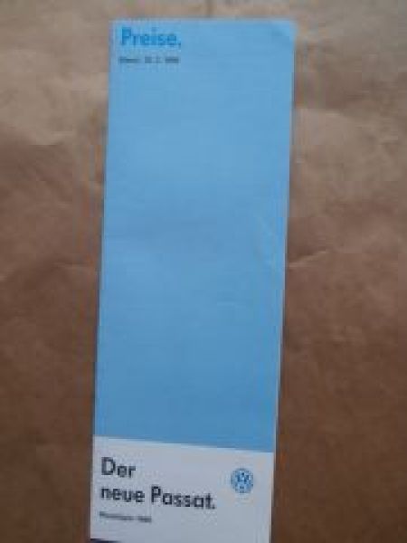 VW Passat +Variant +GT 25.2.1988 Typ35i