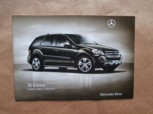 Mercedes Benz M-Klasse W164 1.Februar 2010 NEU
