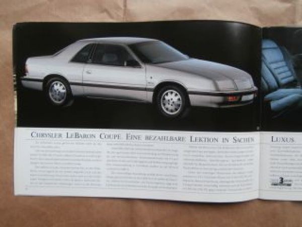 Chrysler ES GTS +Shelby LeBaron Coupé +GTC +Cabrio