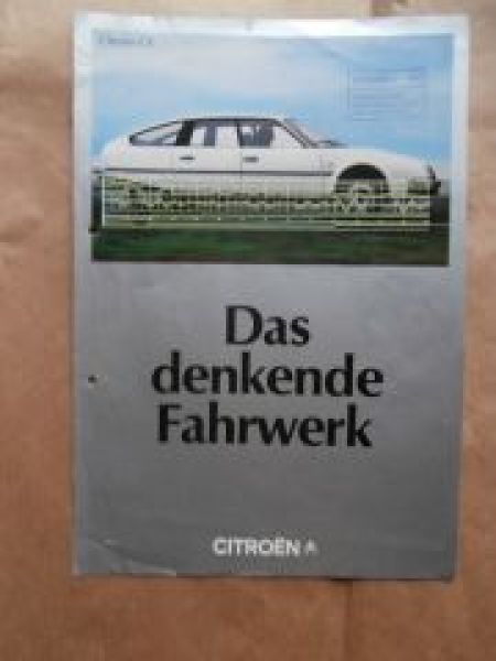 Citroen das denkende Fahrwerk CX GSA