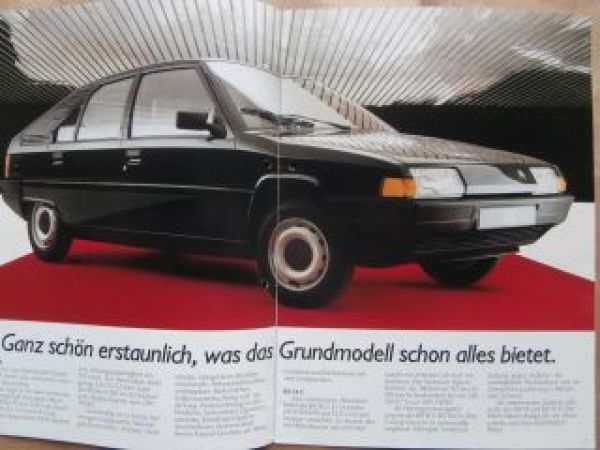 Citroen BX 14 16TRS/BX 19TRD Juli 1985 Deutsch