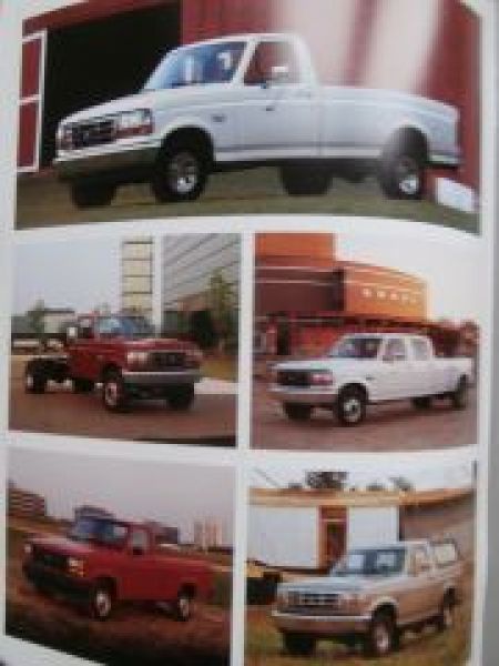 Ford Pickups & Chassis Commercial Trucks 1992 Brochure