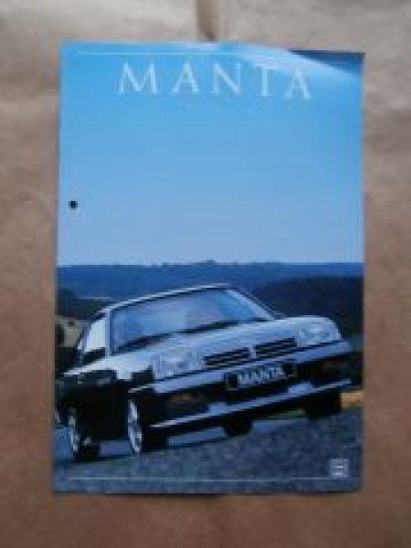 Opel Manta GSi +Exclusiv September 1987
