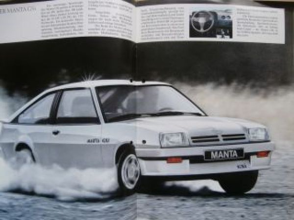 Opel Manta GSi +Exclusiv September 1987