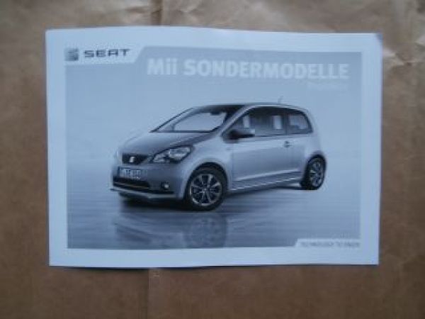 Seat Mii Sondermodelle Juli 2014 NEU