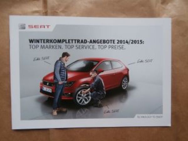 Seat Winterkomplettrad-Angebote 2014/2015 NEU