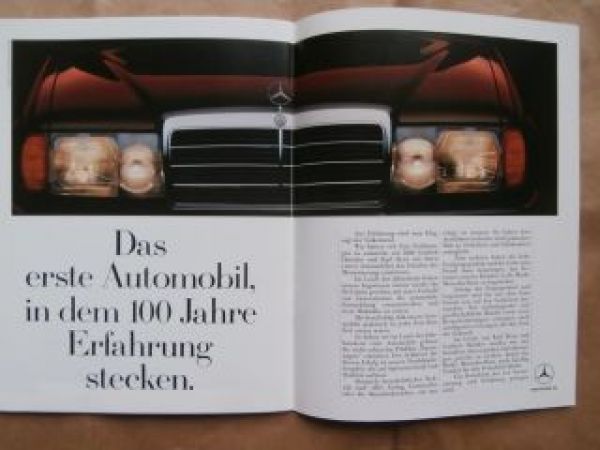 Mercedes Benz 100 Jahre Automobil Werbung für ein Jubiläum