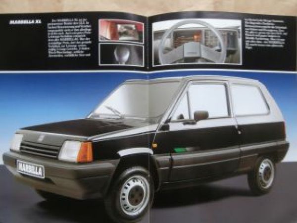 Seat Marbella +XL +Special +Preisliste November 1990