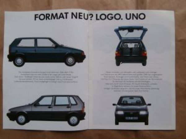 Fiat Uno +Kat +Super +SX +Turbo Prospekt