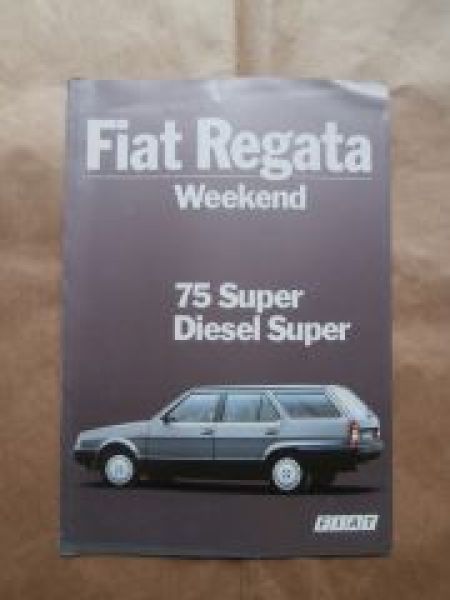 Fiat Regata Weekend 75 Super +Diesel März 1985