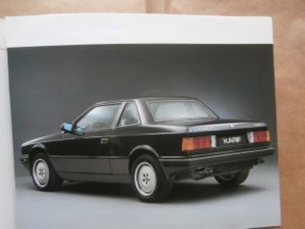 Maserati Karif Prospekt Deutsche Augabe Rarität
