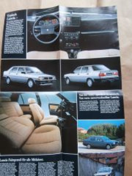 Lancia Prisma turbo ds. Prospekt Deutsch