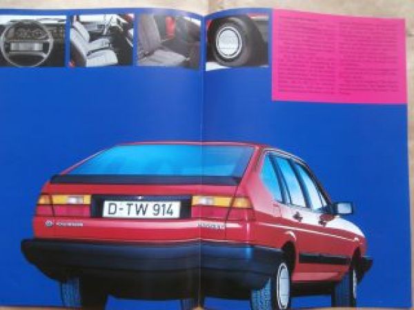 VW Passat Tramp Schrägheck Typ 32B Mai 1986 Prospekt Rarität