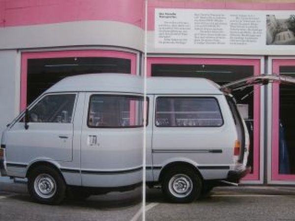 Nissan Transporter Programm Vanette +Bus +Urvan Mai 1986