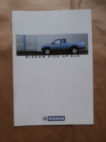Nissan Pick - Up 4x4 Prospekt Mai 1986