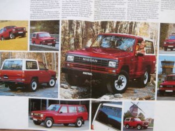 Nissan Patrol Hardtop/Station Wagon Prospekt Januar 1985
