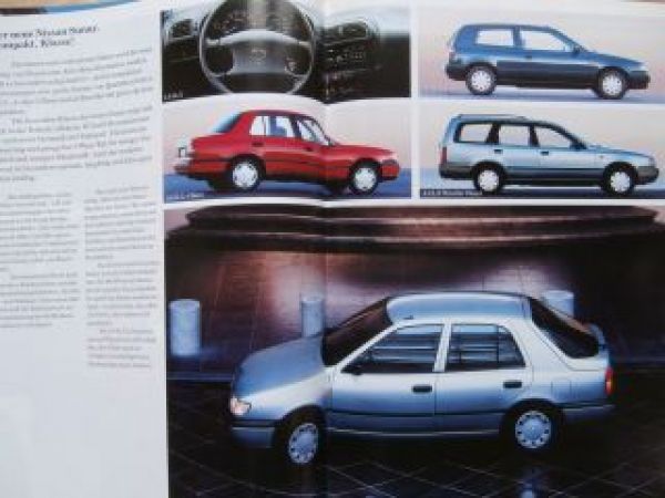 Nissan Modellprogramm 1991 Prospekt