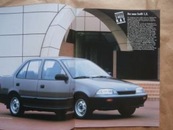Suzuki Swift 1,0 1,3 1,6 Mai 1990 Prospekt