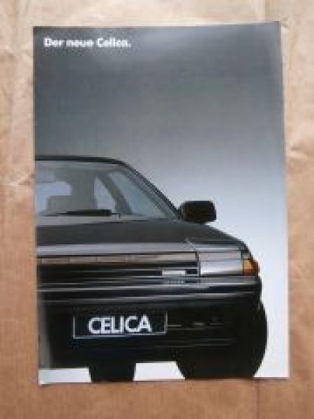 Toyota Celica Typ T16 Prospekt Dezember 1985