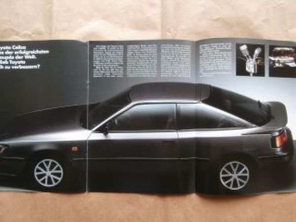 Toyota Celica Typ T16 Prospekt Dezember 1985