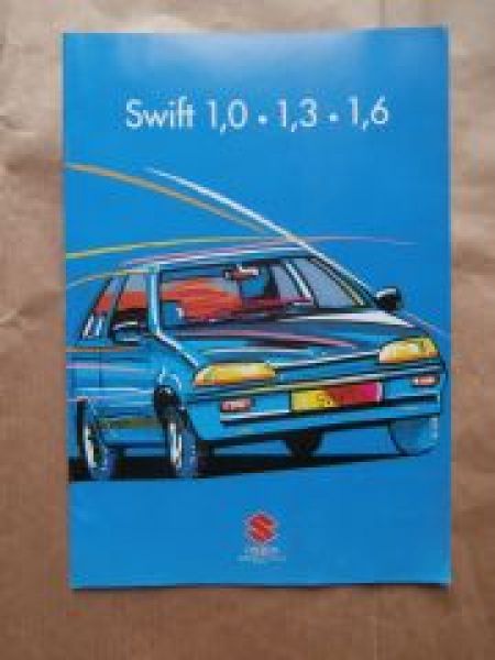 Suzuki Swift 1,0 1,3 1,6 +Stufe +Zubehör März 1991 Rarität