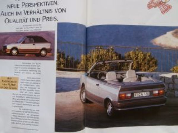 Yugo Florida +Cabrio + 65 Prospekt Deutsch Rarität