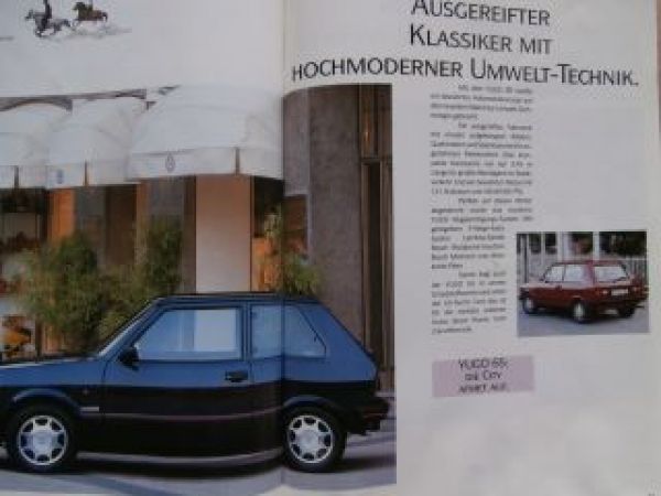 Yugo Florida +Cabrio + 65 Prospekt Deutsch Rarität