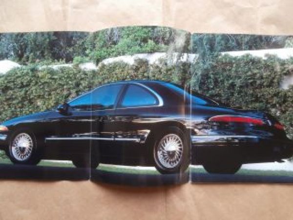 Lincoln Mark VIII Brochure Prospekt 1994 Großformat