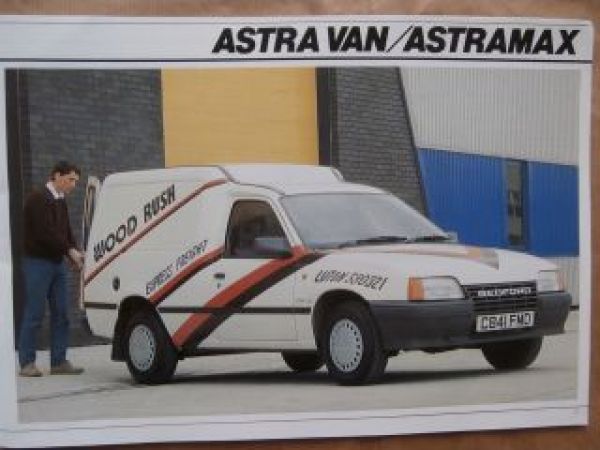 GM Bedford Light Commercial Range Astra van, Rascal,Midi