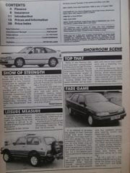 CAR Choice Autozeitschrift Prices & Details of all new Cars