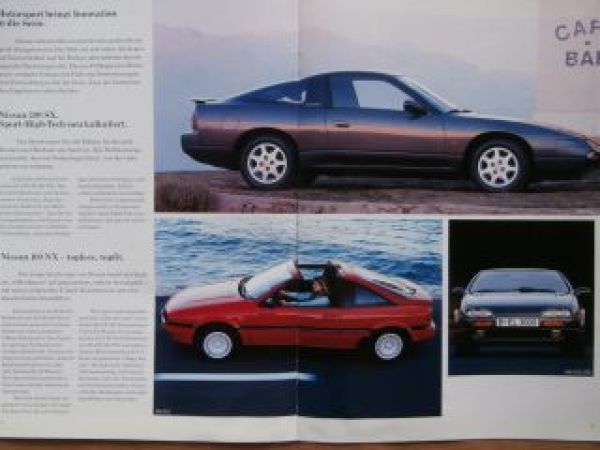 Nissan Modellprogramm "92 ARC-X, Maxima,200SX 100NX,Micra