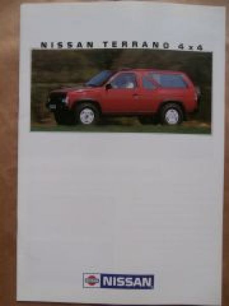 Nissan Terrano 4x4 Prospekt Februar 1989