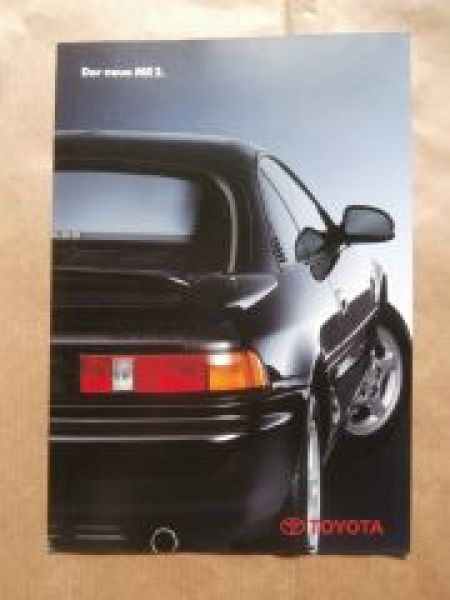 Toyota MR2 Typ W2 Prospekt Juli 1990 Rarität