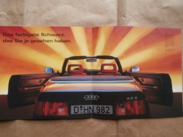 Audi Cabriolet Sonnenschutzfaktor 2.8E 2.6E 2.0E Februar 1995