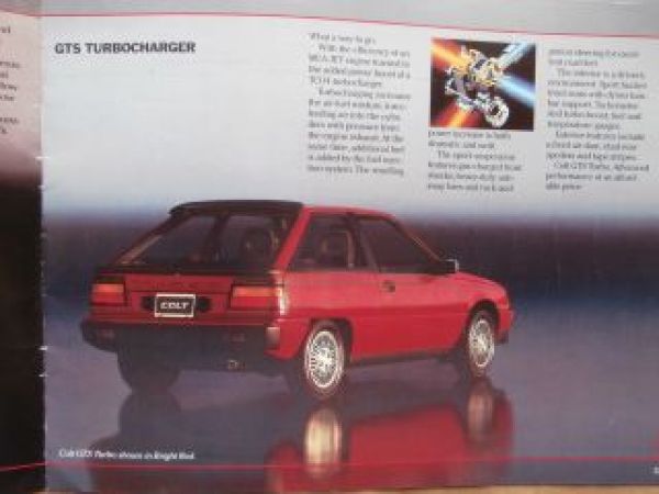 Dodge Conquest Colt Vista Ram50 1986 USA Brochure
