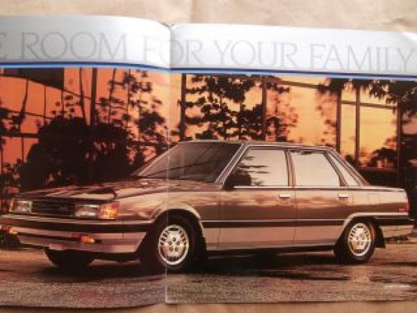 Toyota Camry Prospekt USA Großformat Januar 1986