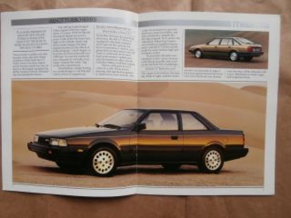 Mazda 626 Carbrochure 1986 USA Coupé Sedan Tour.Sedan