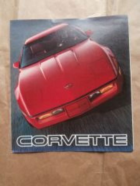 Chevrolet Corvette C4 Carbrochure USA Großformat