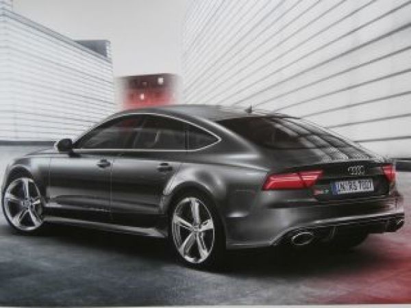 Audi RS 7 Sportback Prospekt Juni 2014 +Preisliste NEU