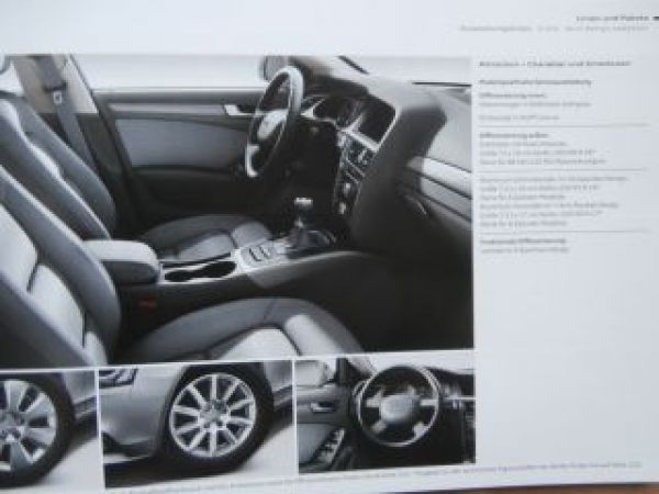 Audi A4 Typ 8K Limousine Avant allroad quattro +S4 April 2014