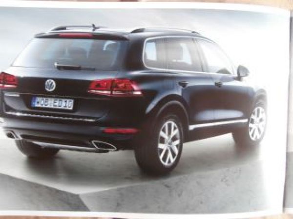 VW Touareg Edition X Sonderprospekt Oktober 2013 NEU