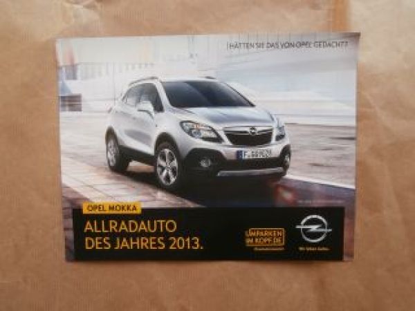 Opel Mokka Auto des Jahres 2013 Flyer