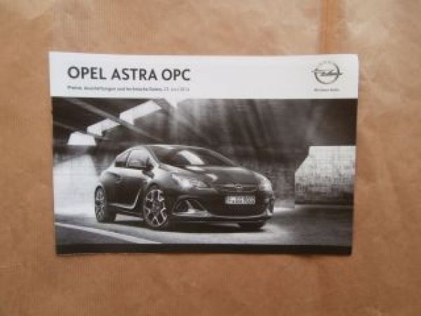 Opel Astra OPC 23.Juni 2014 NEU
